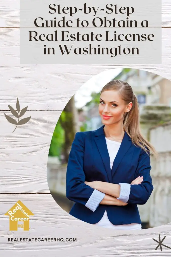 Guide to obtain a real estate license in Washington 