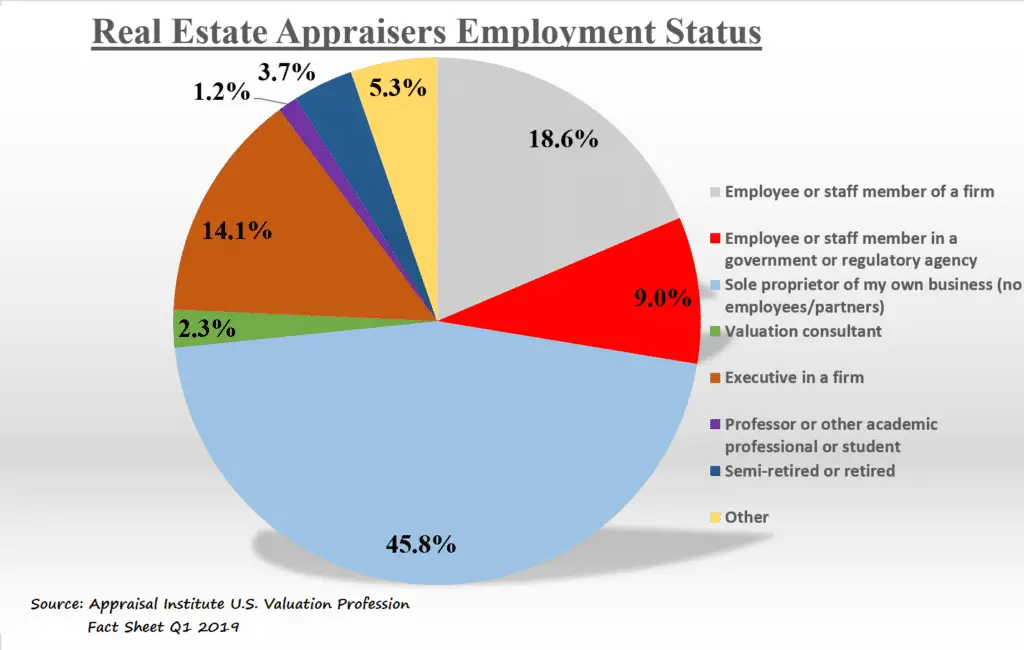 Real Estate Appraisers Employment Status
