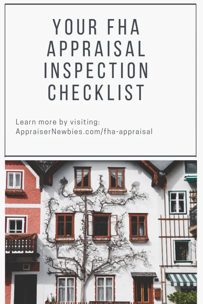 FHA Appraisal Checklist