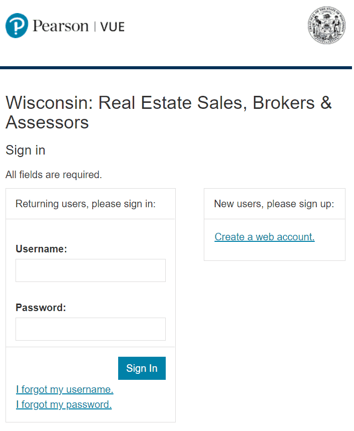 Wisconsin real estate exam registration