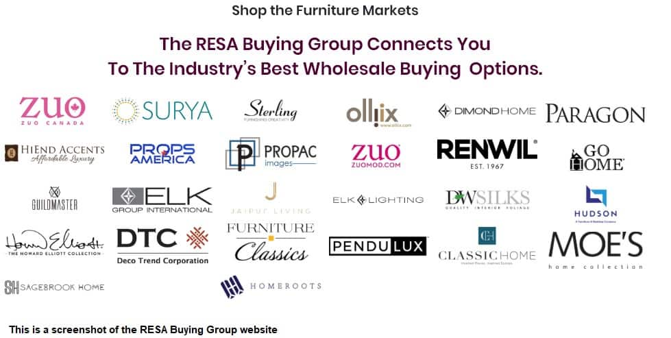 RESA Buying Group List of Vendors