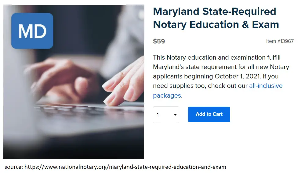 Maryland Notary Public Course NNA
