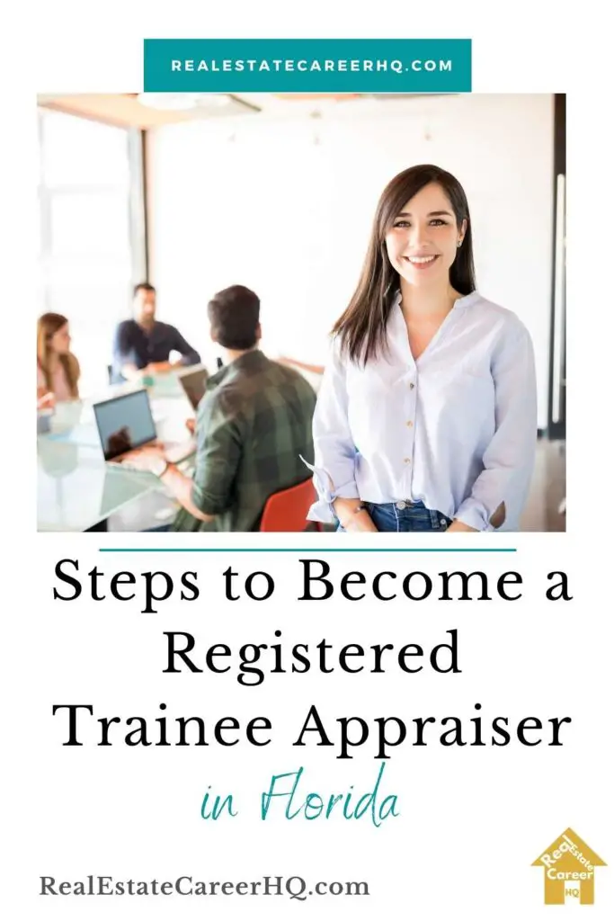 Steps to become a registered trainee appraiser in Florida