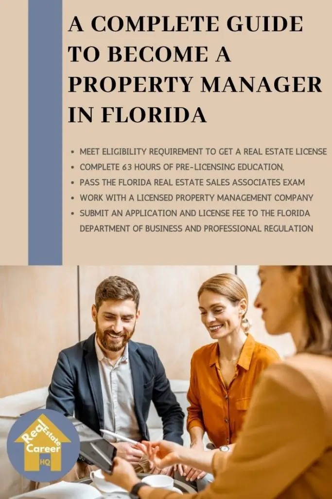 7 Steps to become a property manager in Florida