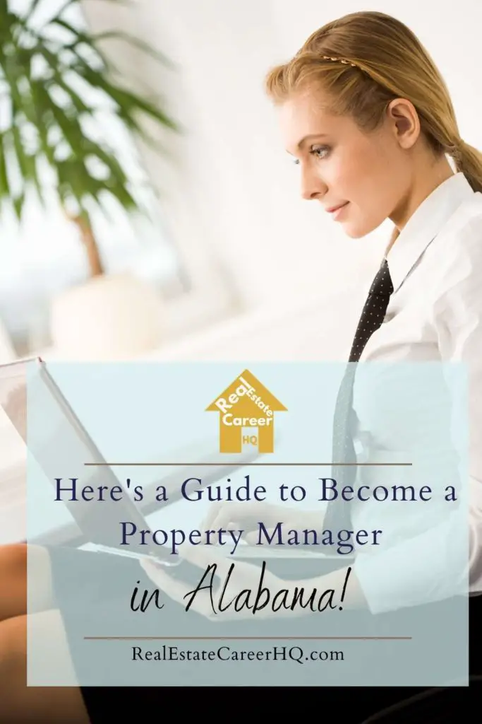 Steps to become a property manager in Alabama