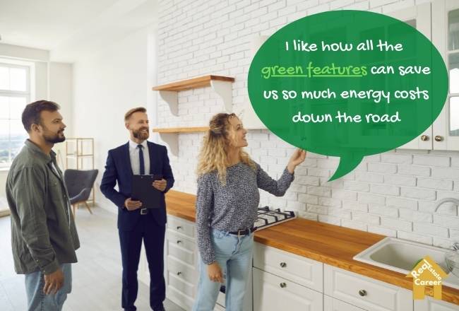 Homebuyers are pleased with the green features of a home