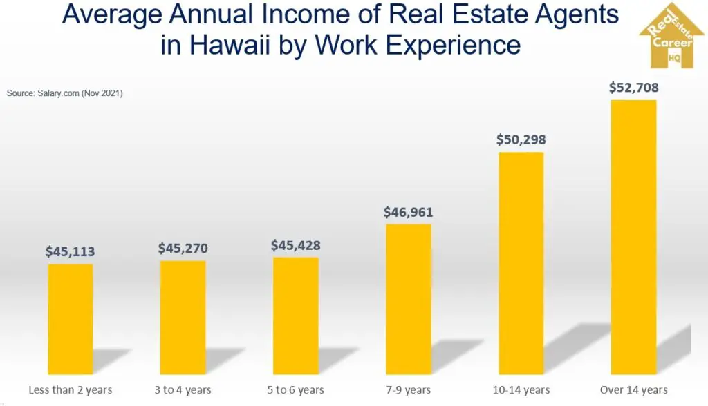 Hawaii real estate agent by work experience