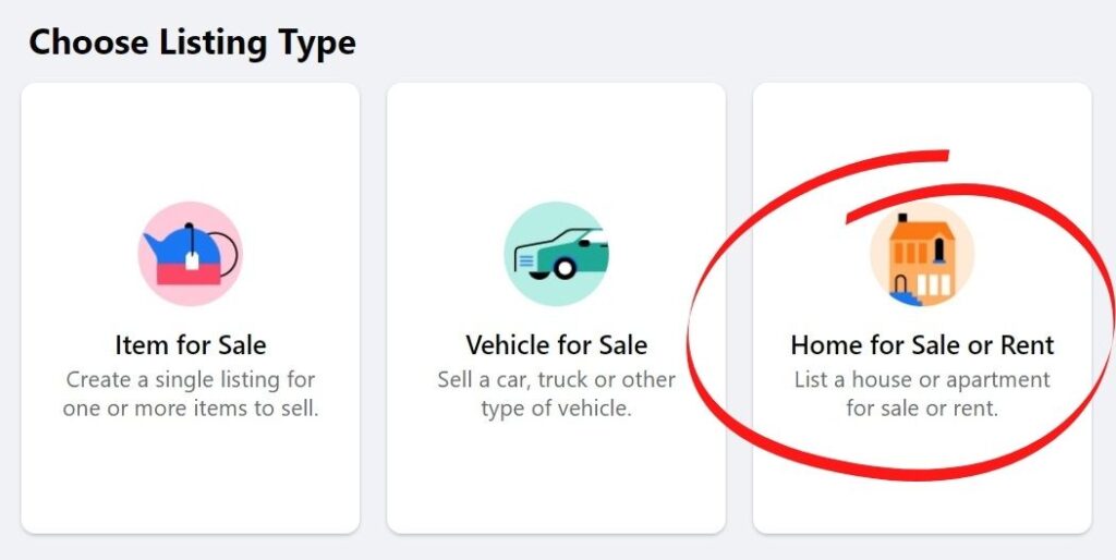 Facebook marketplace Home for Sale or Rent